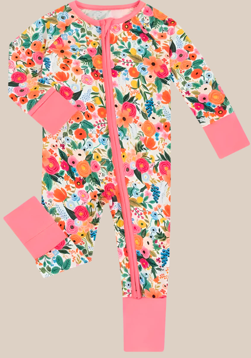 Bamboo Pink Floral Sleeper