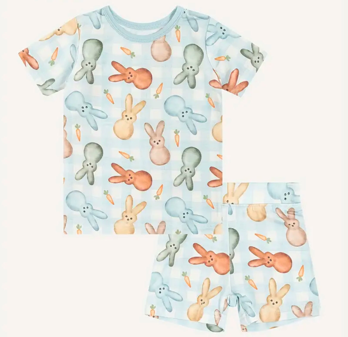Bamboo Blue 2-Piece Set